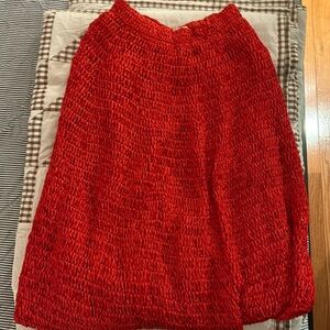 Loeffler Randall woven maxi skirt.